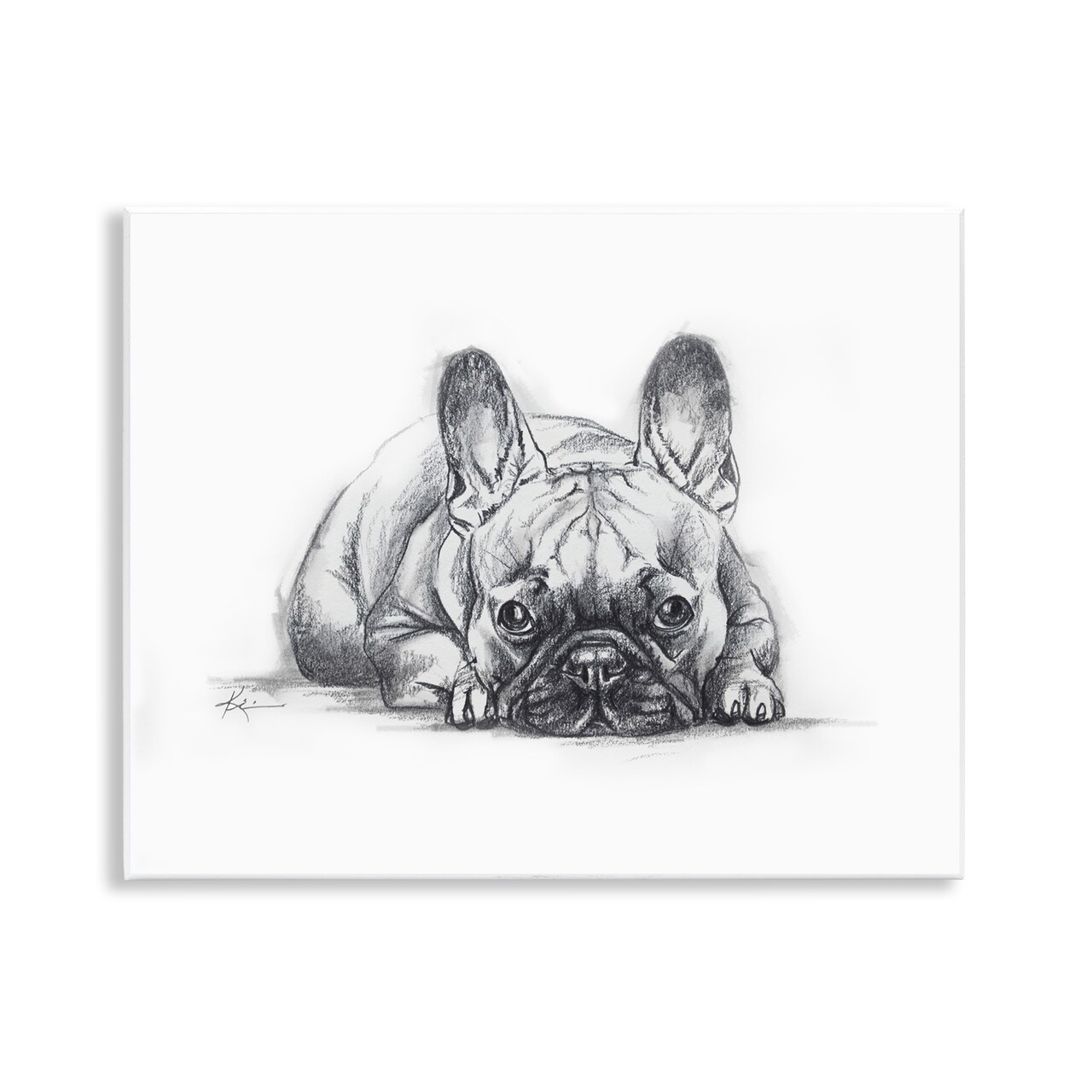 Stupell Industries French Bulldog Naptime Wall Plaque Art Design by Lindsay Kivi Fine Art